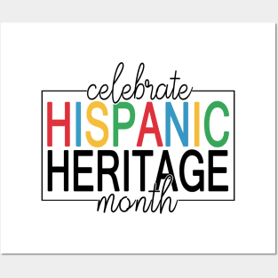 Proud Latina For Women Funny Hispanic Heritage Month Flag Posters and Art